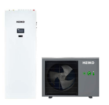 Heiko Thermal PLUS 9 Wärmepumpe Luft-Wasser 9kW + hydraulisches Modul + 250l Warmwasserspeicher